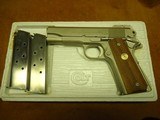 Colt Commander NIB Nickle 45acp - 1 of 6