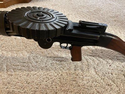 Savage 1917 Lewis gun 30-06 Navy acceptance marked Plus Ins mark HGD - Image 3 of 20