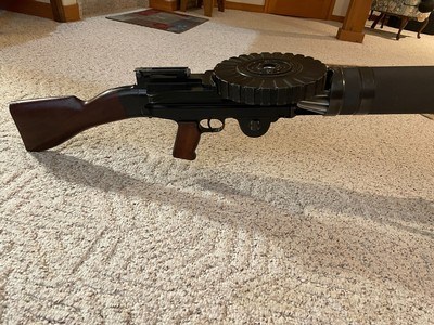 Savage 1917 Lewis gun 30-06 Navy acceptance marked Plus Ins mark HGD - Image 6 of 20