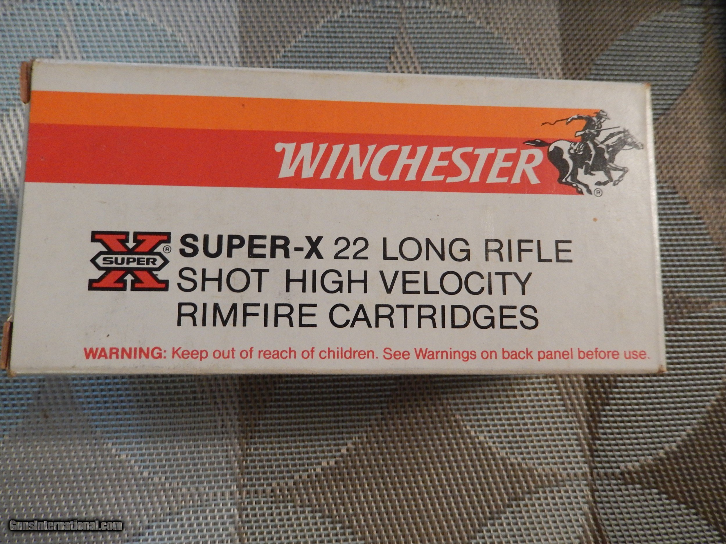 Winchester Super-X 22 Long Rifle No. 12 Shot