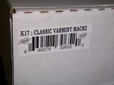 Kimber K17 Classic Varmint Rifle 17 Mach 2 HM2 Stainless Fluted Mint Cond w Box - 15 of 15