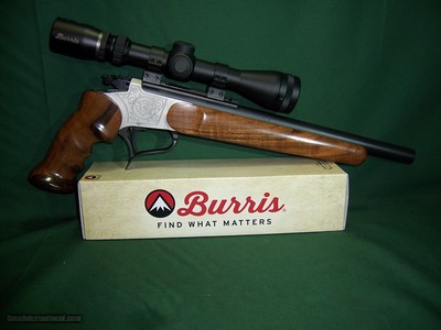 Thompson Center TC Custom Shop 22 K-Hornet w Burris 3-12x32 Scope & Custom Wood