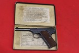 Colt 22 lr "Woodsman Model", made in 1939, Fine Cond. & with box, 4 & 1/2"Bbl.Sport - 1 of 13