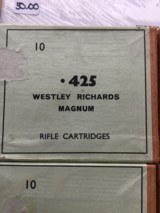 425 Westley Richards Ammo - 1 of 4