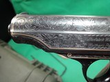 Pre-War Engraved SA marked low s/n Walther PP pistol, 7.65mm - 6 of 15