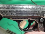 Pre-War Engraved SA marked low s/n Walther PP pistol, 7.65mm - 5 of 15