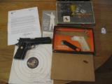 Colt National Match, box and all paper work and target. - 2 of 5