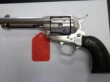 Colt 1873 SAA Circa 1892 Colt Frontier Six Shooter Nickel Plated 44-40 - 1 of 5