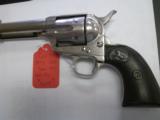 Colt 1873 SAA Circa 1892 Colt Frontier Six Shooter Nickel Plated 44-40 - 3 of 5