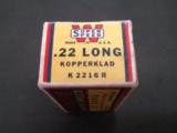 Winchester Super Speed Kopperklad 22 LONG - 3 of 6