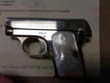Colt Model 1908 25 ACP With Factory Pearl Grips and Factory Letter - 2 of 8