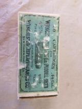 Winchester Rifle Model 1873 44 Cal 44-40 Ammo - 1 of 7