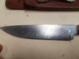 Custom Turpin Damascus Fixed Blade - 5 of 7