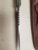 Custom Turpin Damascus Fixed Blade - 4 of 7