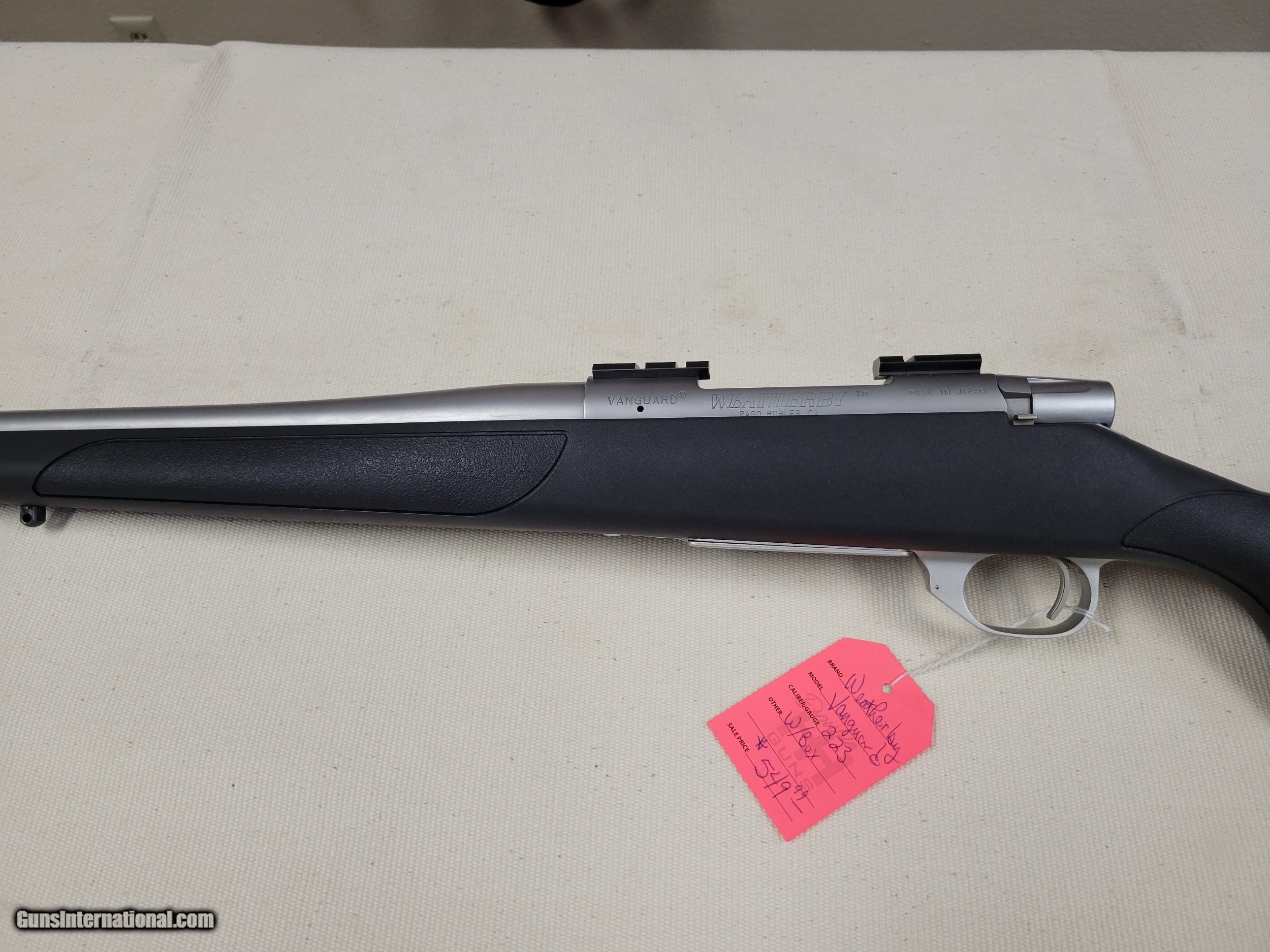 Weatherby Vanguard 223 Rem Stainless