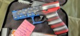 Glock 17 G17 9mm USA Manufacture Flag Red White Blue - 1 of 6