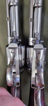Pietta 1873 Great Western II Mounted Shooting 45LC PAIR of Revolvers - 4 of 6