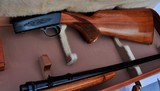 Browning Belgium .22 Short Wheel Sight 1956 4 Digit Rifle in Hartmann Case 1956 1st. year rifle - 4 of 14