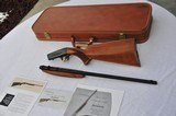 Browning Belgium .22 Short Wheel Sight 1956 4 Digit Rifle in Hartmann Case 1956 1st. year rifle - 10 of 14