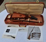 Browning Belgium .22 Short Wheel Sight 1956 4 Digit Rifle in Hartmann Case 1956 1st. year rifle - 1 of 14