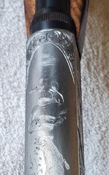 Browning FN .22 LR Master Engraver Rocco Capece Highly Engraved game Scenes - 12 of 13