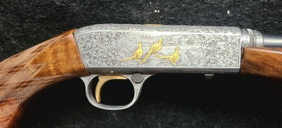 Angelo Bee Exhibition Engraved Browning Wheelsight .22 Short - Image 3 of 15