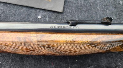 Angelo Bee Exhibition Engraved Browning Wheelsight .22 Short - Image 7 of 15