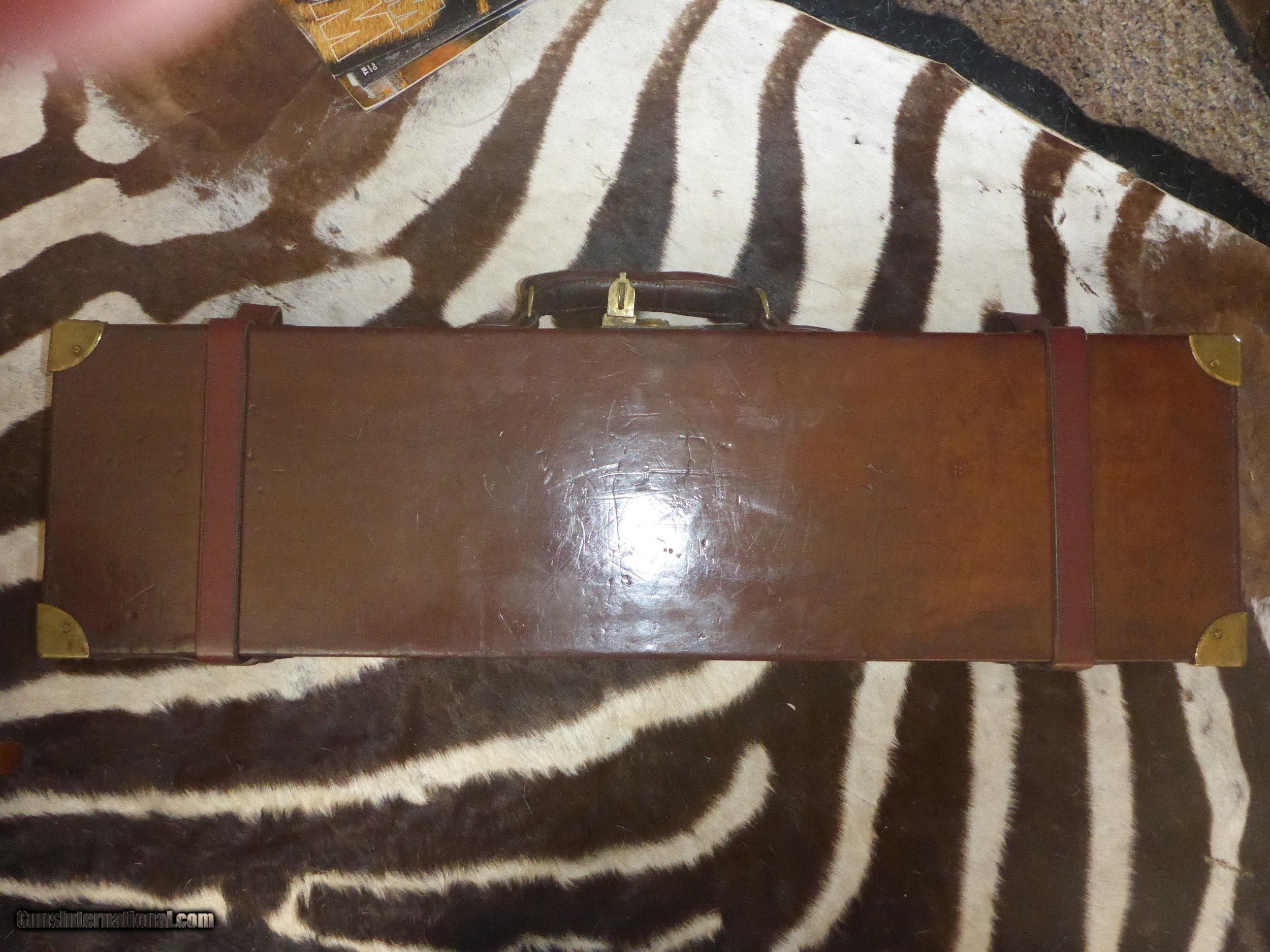 English Leather Gun Case