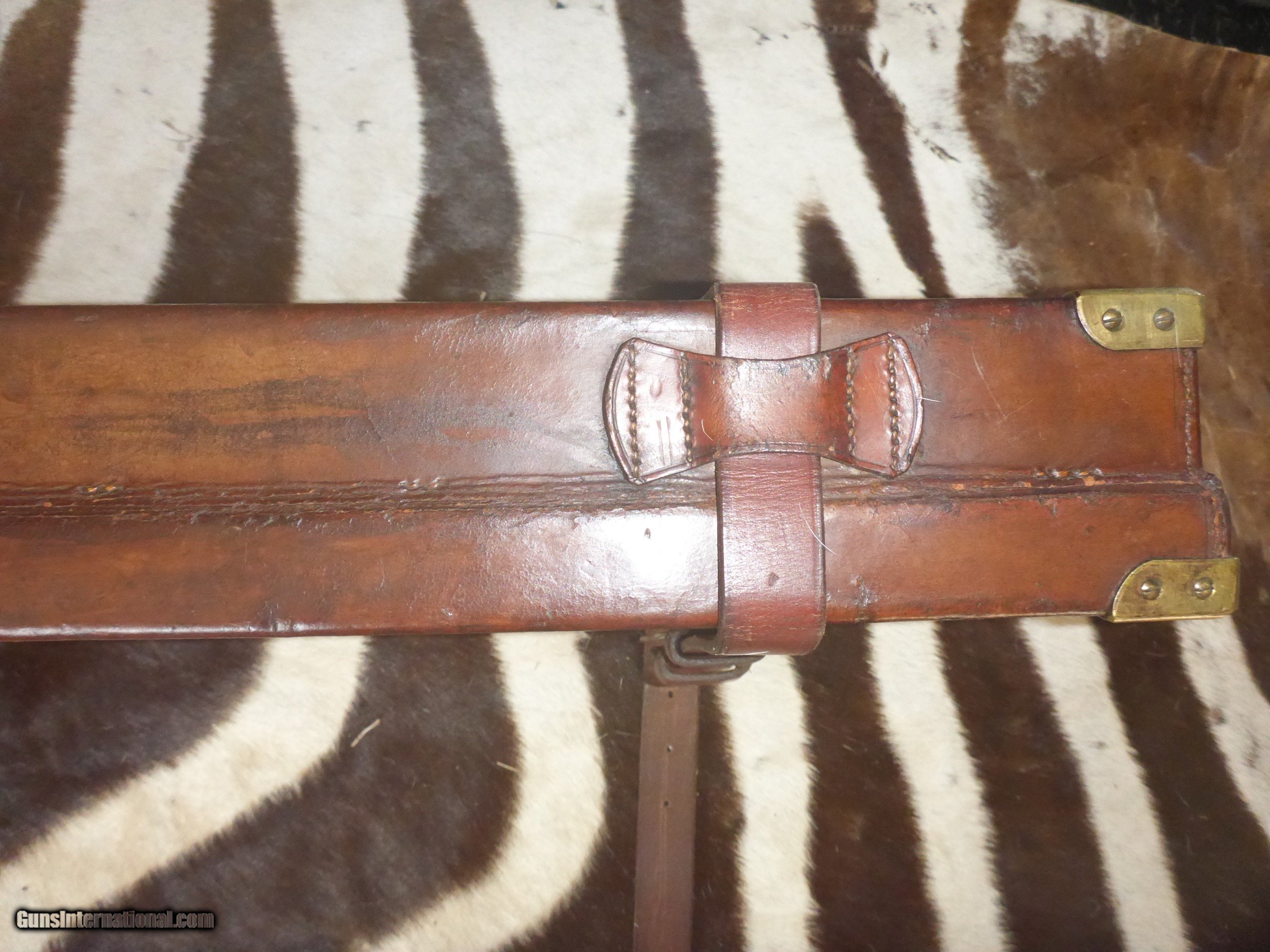 English Leather Gun Case