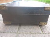 English Brass and Leather Shotgun Case - 3 of 10