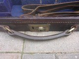 English Brass and Leather Shotgun Case - 5 of 10