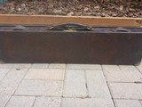 English Brass and Leather Shotgun Case - 7 of 10