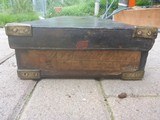 English Brass and Leather Shotgun Case - 2 of 10