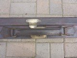 English Brass and Leather Shotgun Case - 8 of 10