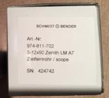 Schmidt & Bender Zenith 3-12X50 Variable Scope - 1 of 1