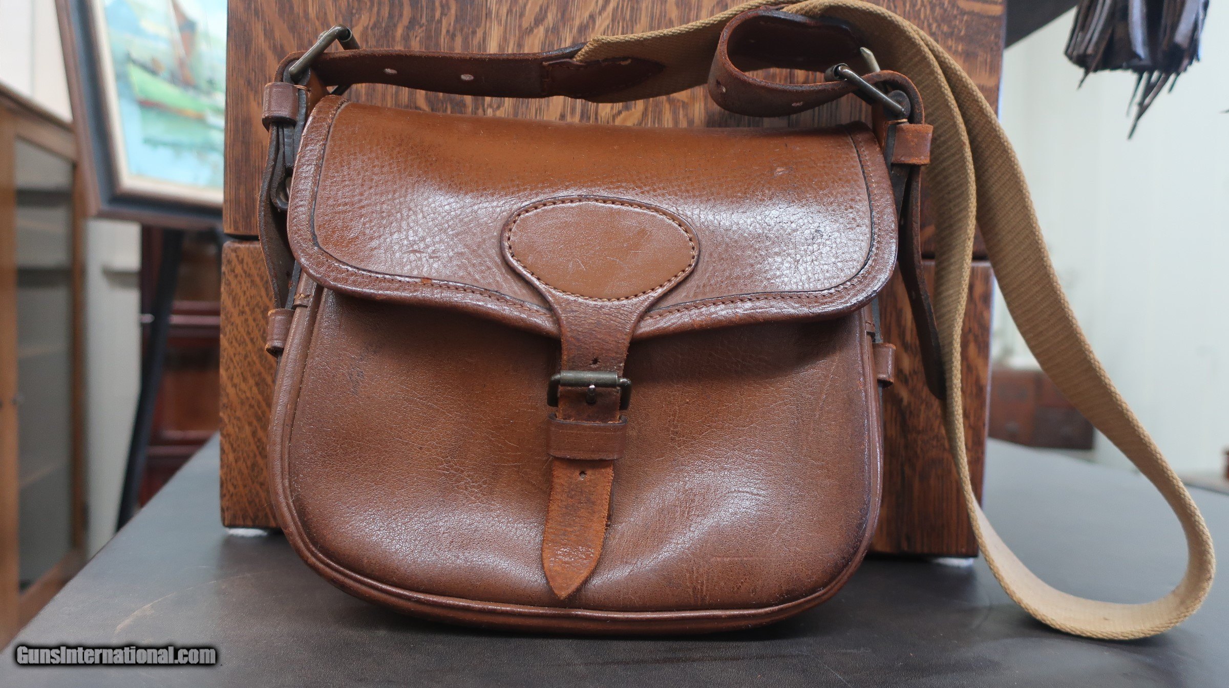 Abercrombie clearance leather satchel