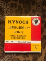 Kynoch .450.400 X 3" Jeffery Ammo - 1 of 1