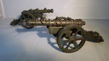 Vintage Pair of Bronze Cannons - 2 of 2