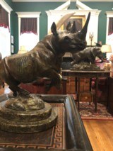 Black Rhino Bronze by Dennis Anderson - 3 of 8