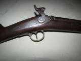 Antique Custom Belgian Early 1800s Short Gun, Black Powder Rifle w/ Octigon Short Barrel. - 3 of 6