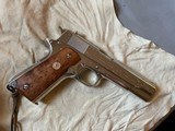 Colt 1911 WWII Commemorative 45ACP, New in the Display Box. - 7 of 14