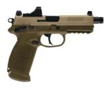 NEW FNH FNX TACTICAL 45ACP IN FDE NEW IN CASE SKU 66968 - 1 of 1