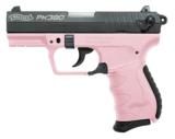 WALTHER PK380 PINK EXCLUSIVE .380 ACP NEW IN BOX SKU 5050311 - 1 of 1