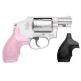 SMITH AND WESSON S&W MODEL 642 M642 .38 SPL PINK AND BLACK GRIPS! SKU 150466 - 1 of 1