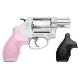 SMITH AND WESSON S&W MODEL 637 M637 .38 SPL PINK AND BLACK GRIPS! SKU 150467 - 1 of 1
