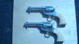 COLT SAA .44-40 CONSECUTIVE MATCHED PAIR SILVER PLATED IVORY GRIPS * DON WILKERSON OWNED * - 3 of 15