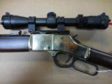 HENRY GOLDENBOY LEVER ACTION
IN 45LC W/ SCOPE CHEAP - 1 of 2