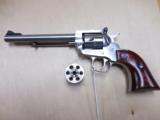 RUGER STAINLESS SINGLE SIX 22/22M 6 1/2" LIKE NEW - 1 of 2