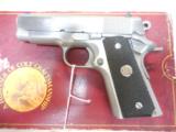 COLT STAINLESS OFFICERS MODEL 45ACP IN BOX - 1 of 3