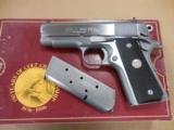 COLT STAINLESS OFFICERS MODEL 45ACP LIKE NEW - 1 of 3